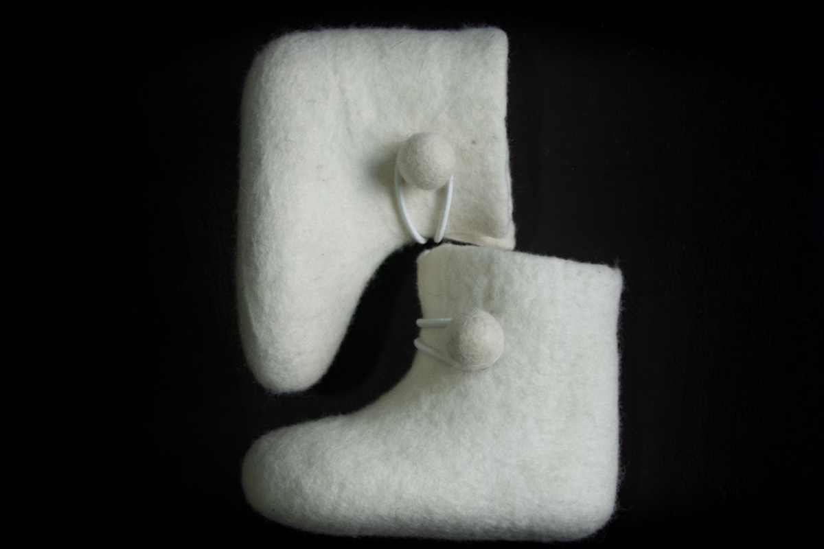 white merino  Felt Products from Nepal