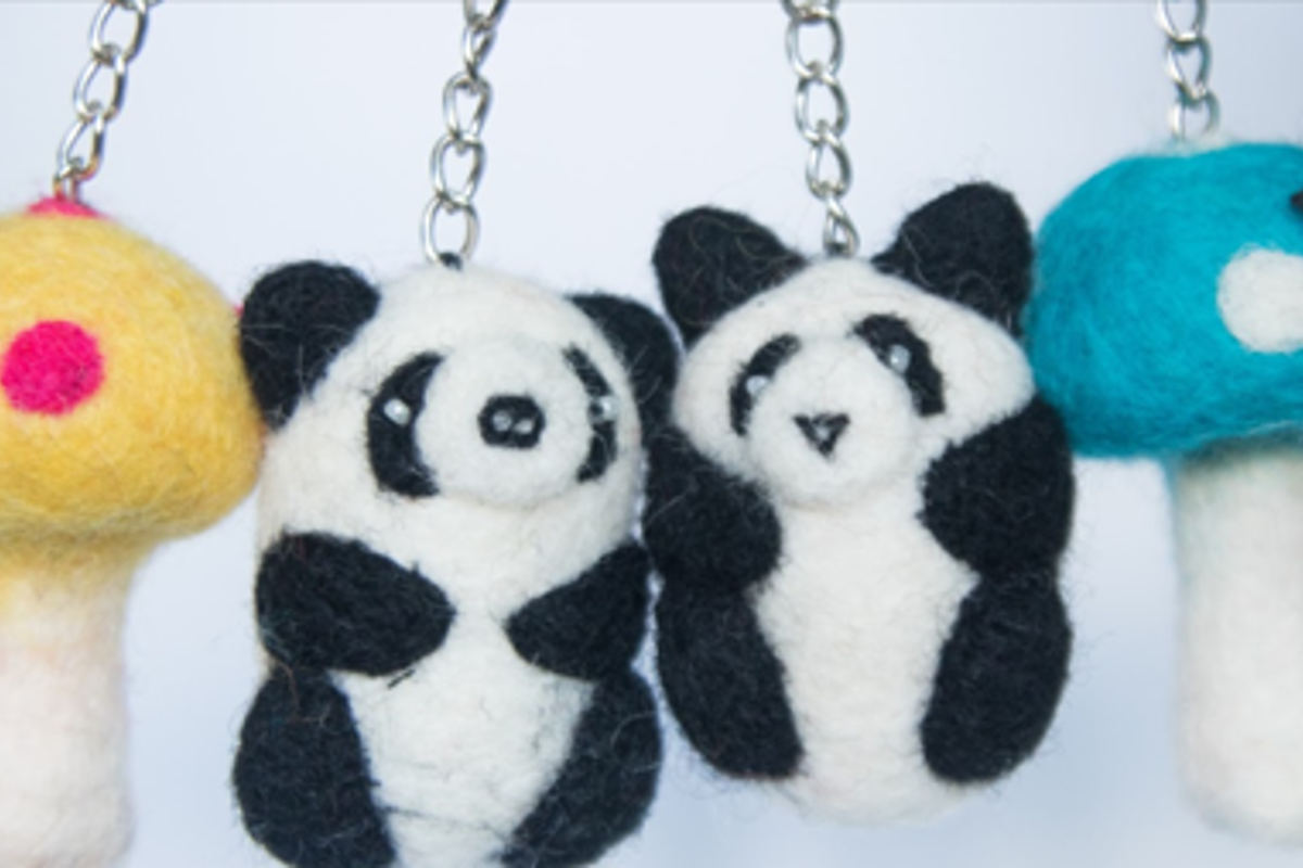 keyrings Felt Products from Nepal