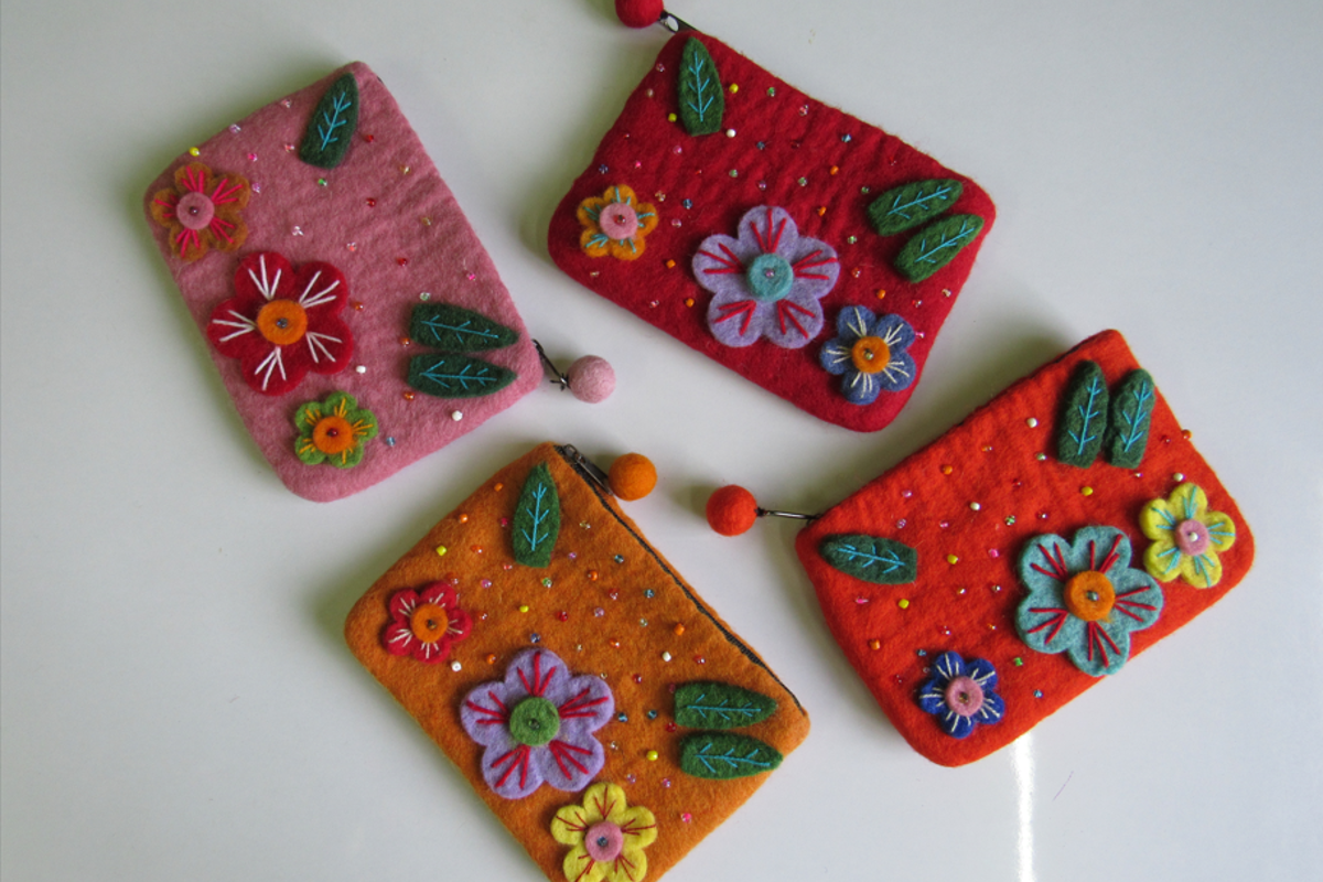 purse  Felt Products from Nepal