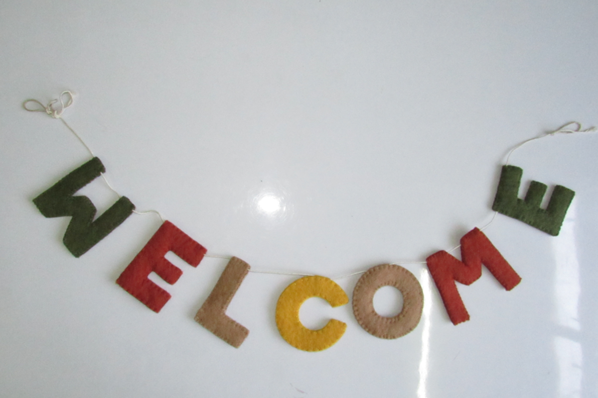 welcome Felt Products from Nepal
